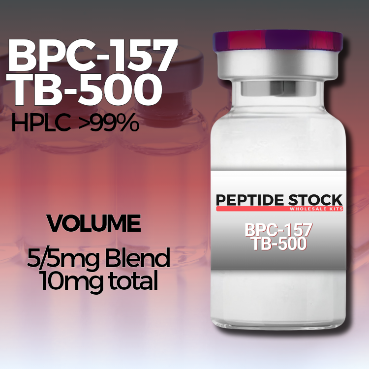 BPC / TB Blend: 5 Vials Peptide Stock BPC / TB Blend: 5 Vials Peptide Stock