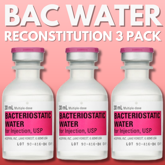 3 BAC Water 30ML - Reconstitution